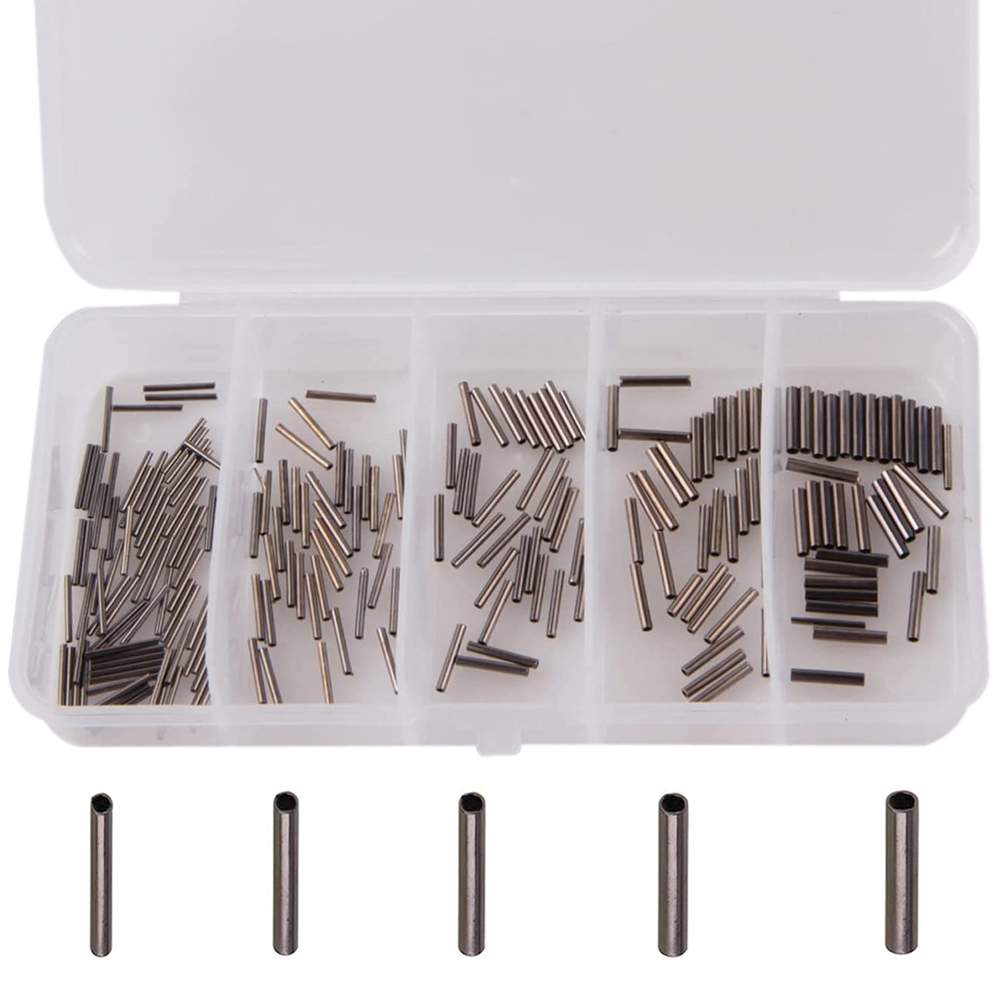 Fishing Line Box - 180 Teile/schachtel 0,6mm-1,4mm Kupfer Angeln Rohr