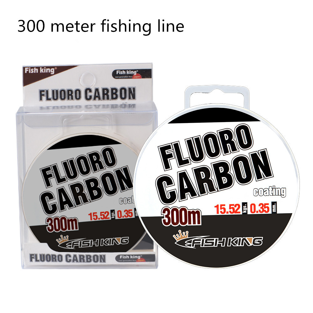 Fluorocarbon Line - Vollständige Tank-Fluorkohlenstoff-Angelschnur, 300 m, 0,30 mm-0,50