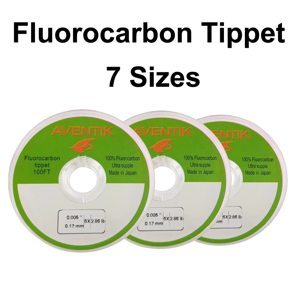 Fluorocarbon Line - Aventik Fluorocarbon-Tippet 30m50m Fliegenfischen-Tippet-Vorfach 0X 1X