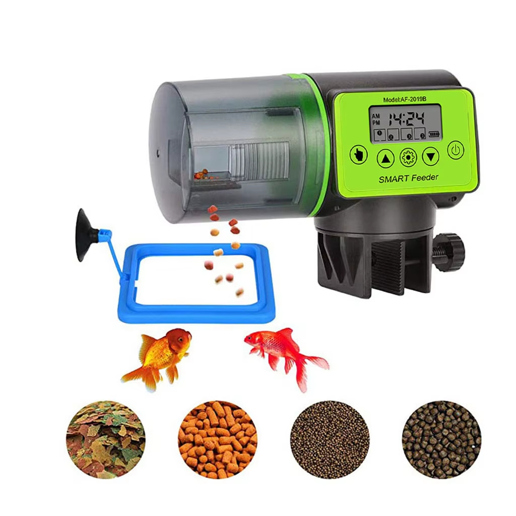 Fishing Line Dispenser - Intelligenter Zeitgesteuerter Automatischer Fischfütterer Digitaler Aquarium-Futterspender