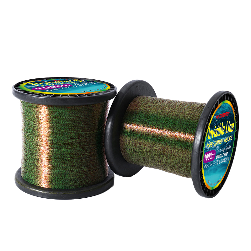Fluorocarbon Line - 1000 m mit Fluorkohlenstoffbeschichtete Angelschnur, unsichtbare