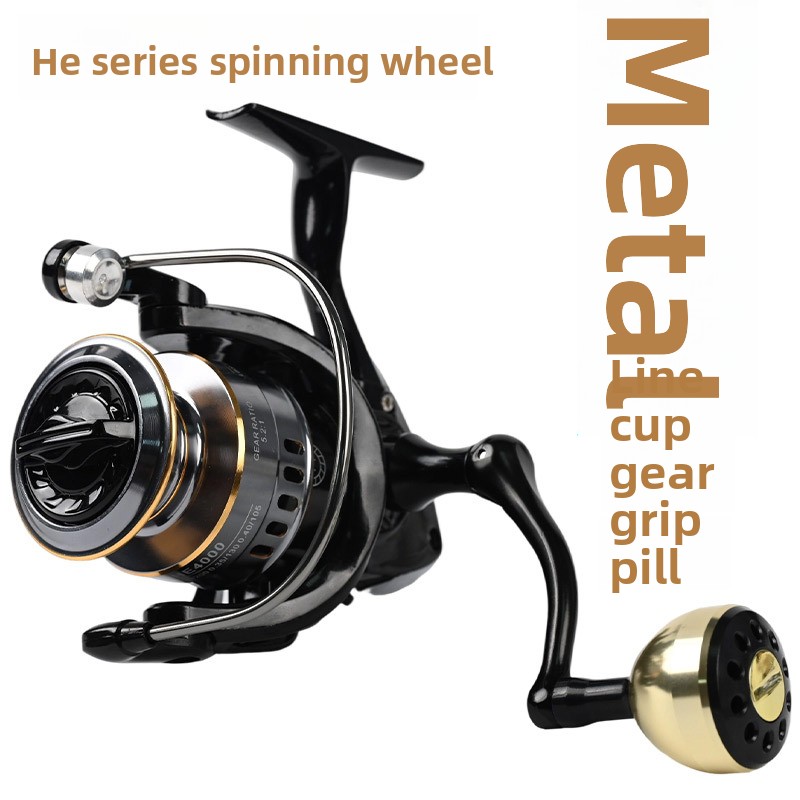 Ice Fishing Line - Vollmetallige Weitwurf-Spinnrolle der Marke HES, Beliebte