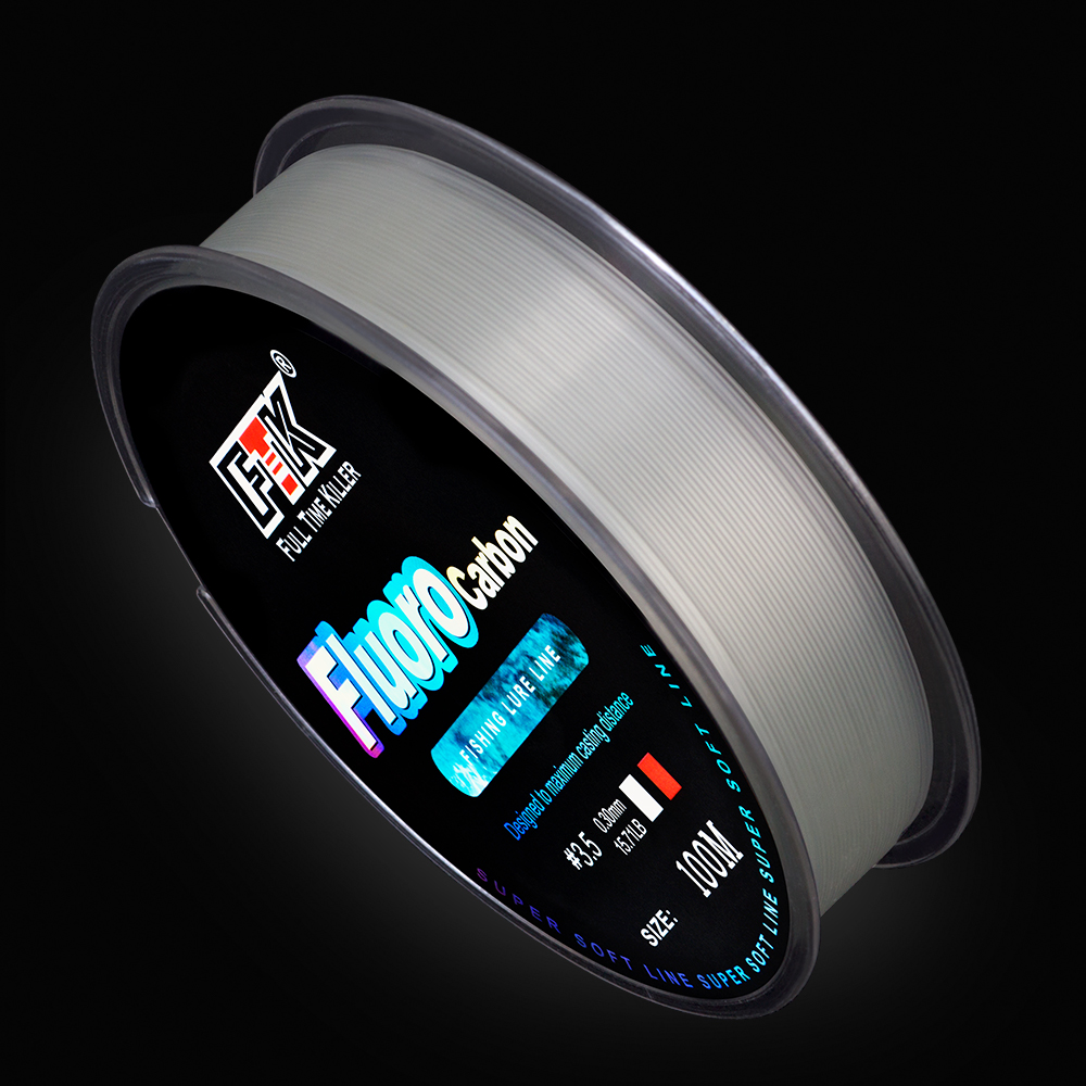 FTK 100m 4.13-34.32LB Fluoroca – Fluorocarbon Line Bewertung und Preis