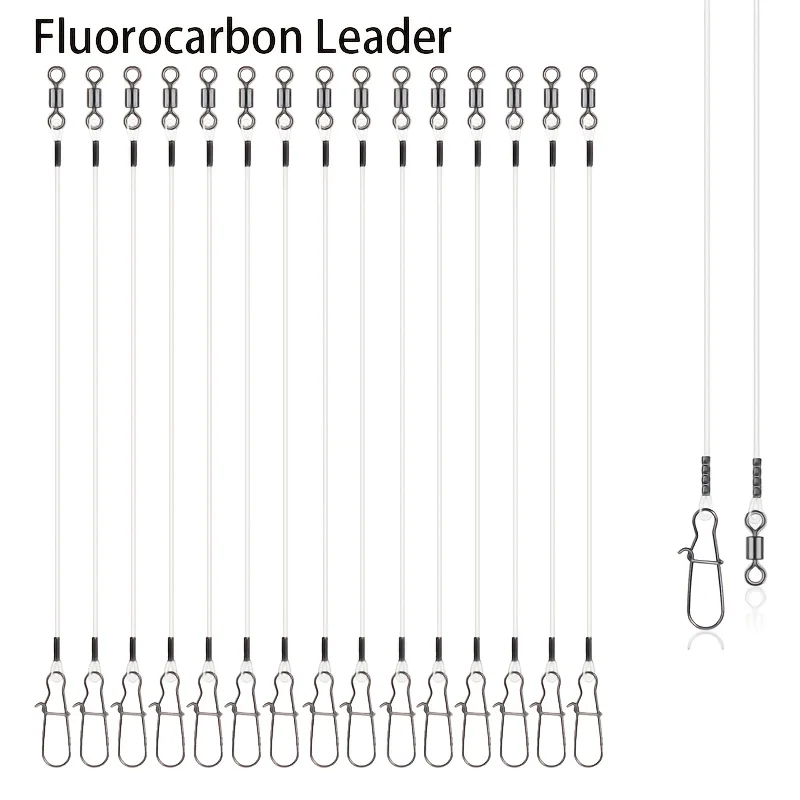 15 Stück Fluorocarbon-Vorfäche – Leader Line Bewertung und Preis