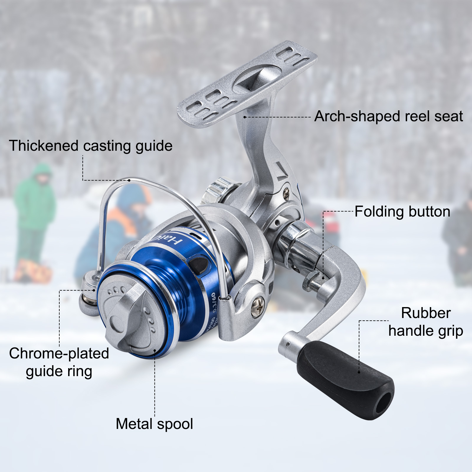 Goture Neue Eisangelrollen Win – Ice Fishing Line Bewertung und Preis