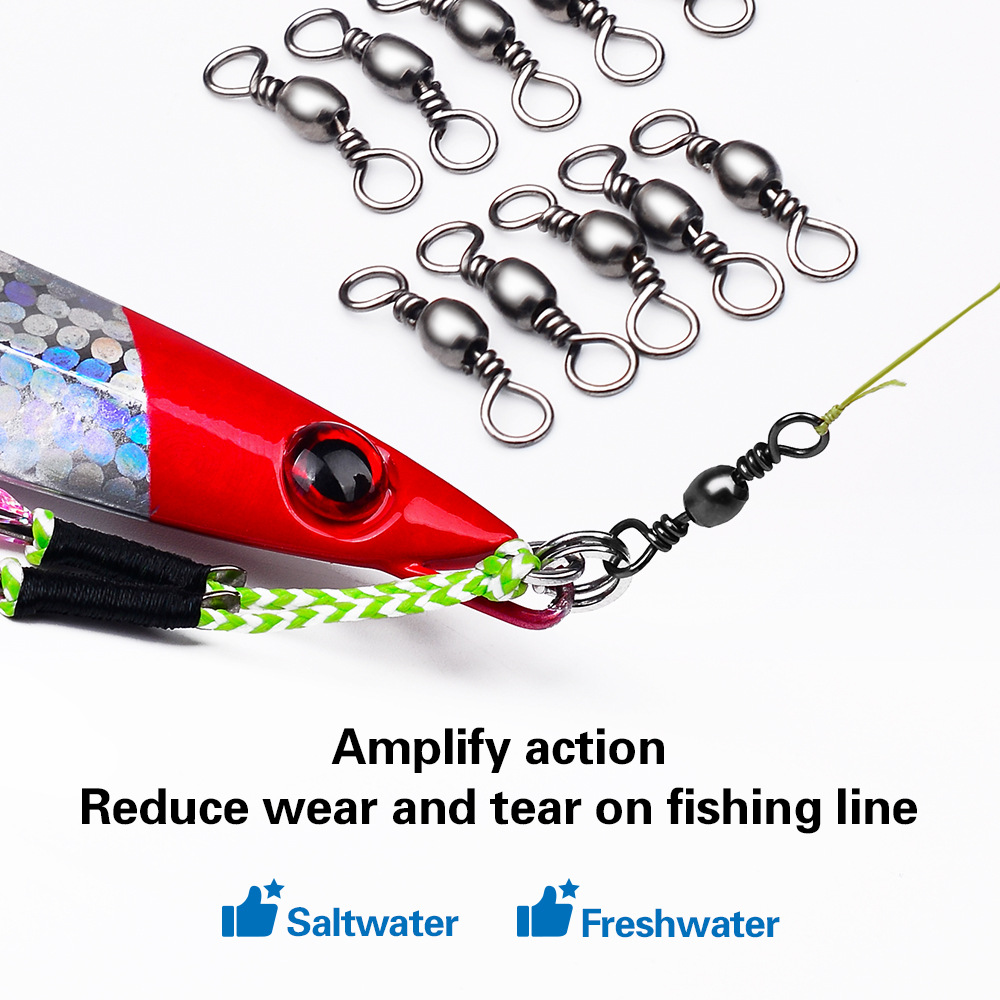 100 Stücke Angeln Wirbel Steck – Saltwater Line Bewertung und Preis