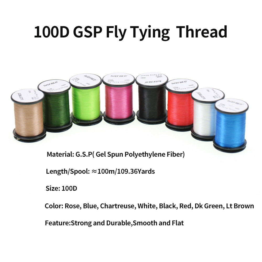 ICERIO 2PCS 100D GSP Fliegenbi – Ice Fishing Line Bewertung und Preis