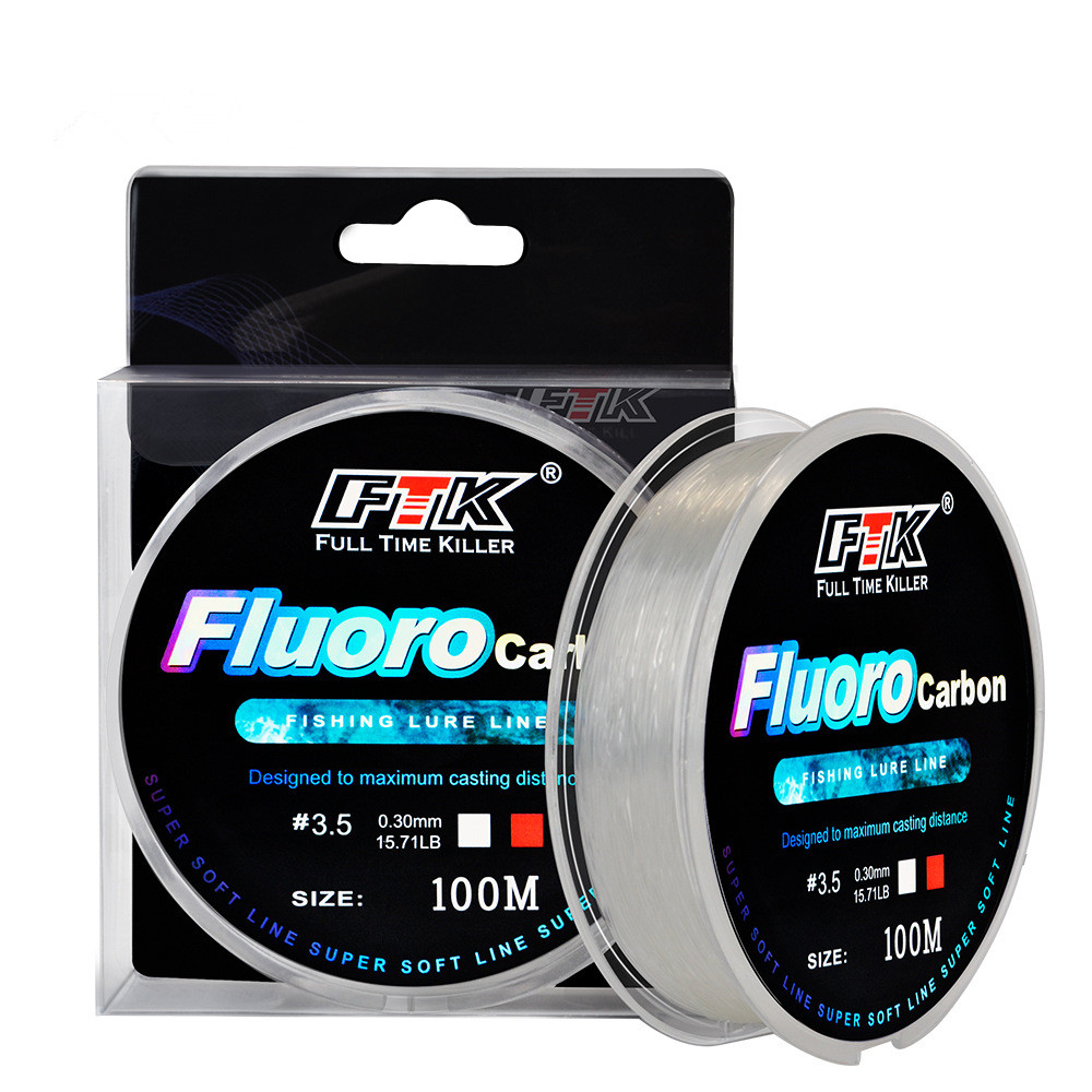 100m Fluorocarbon-Köderschnur, – Fluorocarbon Line Bewertung und Preis