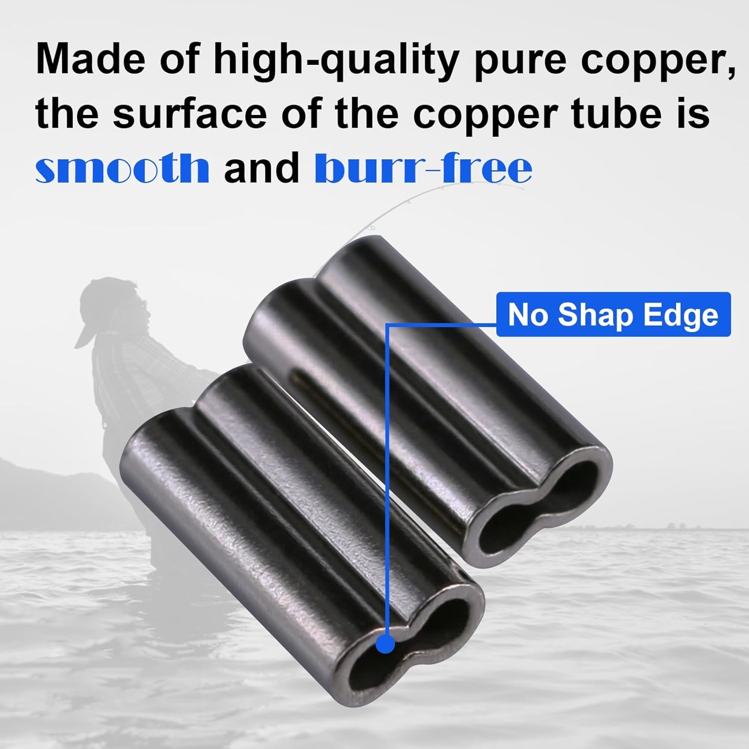 Kupfer Double Barrel Crimp Sle – Leader Line Bewertung und Preis