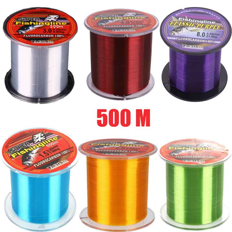 1pc 500M Angelschnur Super Sta – Fluorocarbon Line Bewertung und Preis